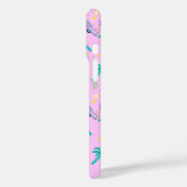 Coques Case-Mate iPhone palmiers roses rétro et voiture (Verso / Gauche)