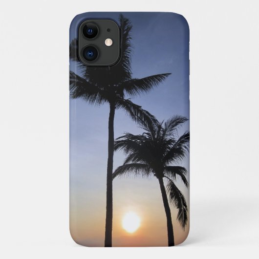 Coques Case-Mate iPhone palmiers silhouettes (Dos)