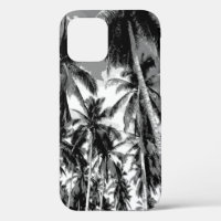 Palmiers tropicaux Conception monochrome