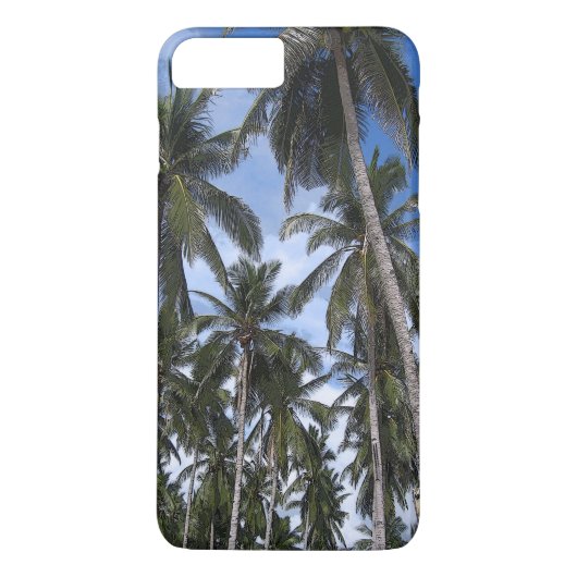Coques Case-Mate iPhone Palmiers tropicaux en couleur (Dos)