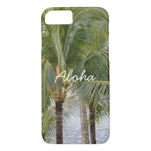 Coques Case-Mate iPhone Palmiers tropicaux Hawaii (Dos)