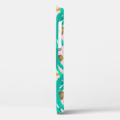 Coques Case-Mate iPhone Palmiers tropicaux : Motif d'été d'aquarelle (Verso / Gauche)