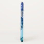 Coques Case-Mate iPhone Palmiers tropicaux Turquoise Gradient tendance (Dos/Droite)