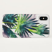 Coques Case-Mate iPhone Palmiers Twilight - Franges de palmiers (Dos (Horizontal))