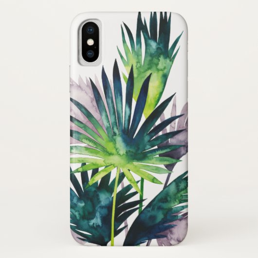 Coques Case-Mate iPhone Palmiers Twilight - Franges de palmiers (Dos)