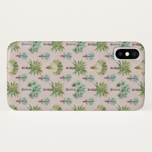 Coques Case-Mate iPhone Palmiers verts mélangés (Dos (Horizontal))