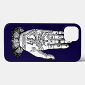 Coques Case-Mate iPhone Palmistry Chart (Verso (horizontal))