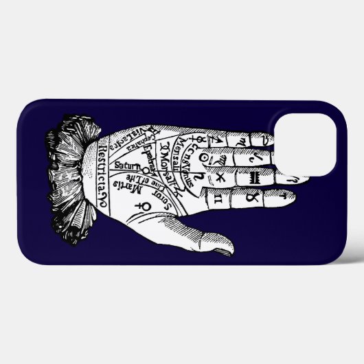Coques Case-Mate iPhone Palmistry Chart (Verso (horizontal))