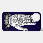 Coques Case-Mate iPhone Palmistry Chart, 1885 (Verso (horizontal))