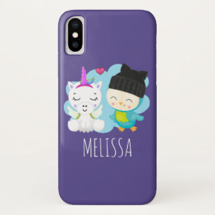 Case-Mate iPhone Case Pals de caricature mignonnes - Bonne licorne et oi