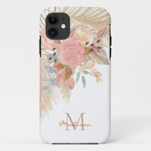 Case-Mate iPhone Case Pampas Grass Blush Rose Florogram