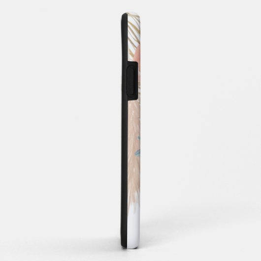 Coques Case-Mate iPhone Pampas Grass Blush Rose Florogram (Dos/Droite)