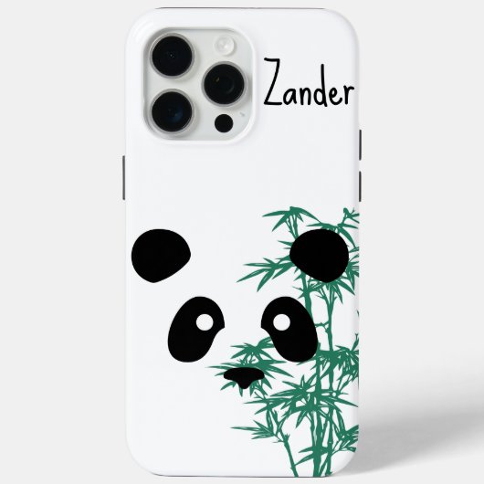 Coques Case-Mate iPhone "Panda and Bamboo" personnalisable (Verso)
