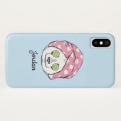 Coques Case-Mate iPhone Panda Au Spa | Ajouter Votre Nom (Dos (Horizontal))