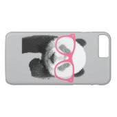 Coques Case-Mate iPhone Panda avec le téléphone drôle mignon 7 en verre (Dos (Horizontal))
