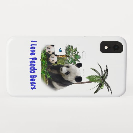 Coques Case-Mate iPhone Panda Bears (Dos (Horizontal))