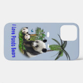 Coques Case-Mate iPhone Panda Bears (Verso (horizontal))