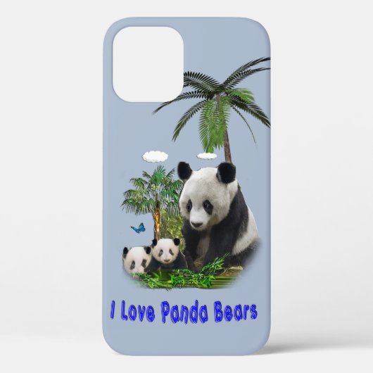 Coques Case-Mate iPhone Panda Bears (Verso)