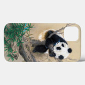Coques Case-Mate iPhone panda cool chine mignonne douce et moelleuse art d (Verso (horizontal))
