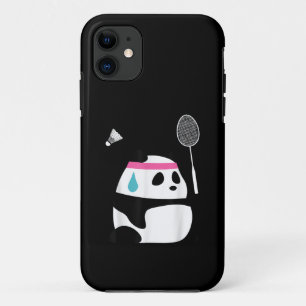 Case-Mate iPhone Case Panda de badminton épuisé drôle mignon
