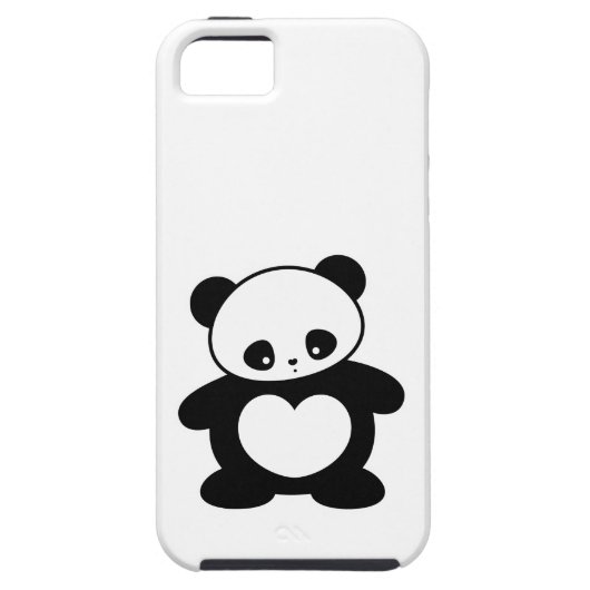 Coques Case-Mate iPhone Panda de Kawaii (Dos)