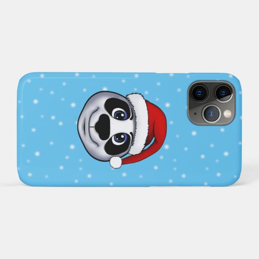 Coques Case-Mate iPhone Panda de Noël (Dos (Horizontal))