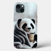 Coques Case-Mate iPhone Panda Enveloppé En Hiver (Verso)
