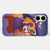Coques Case-Mate iPhone Panda espace Halloween (Verso (horizontal))