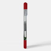 Coques Case-Mate iPhone Panda géant mignon, Rouge foncé, Nom (Verso / Droite)