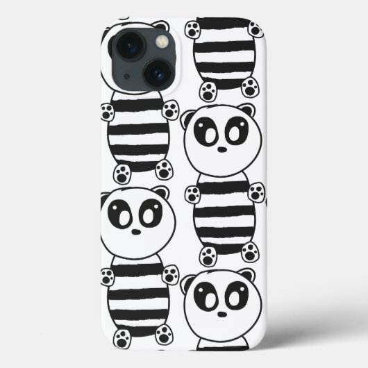 Coques Case-Mate iPhone Panda Kids (Verso)