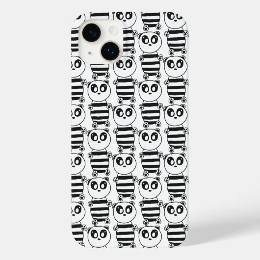 Coques Case-Mate iPhone Panda Kids (Verso)