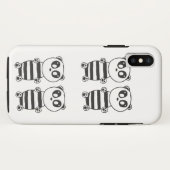 Coques Case-Mate iPhone Panda Kids (Dos (Horizontal))