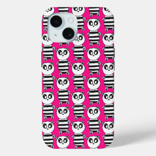 Coque Pour iPhone 15 Panda Kids