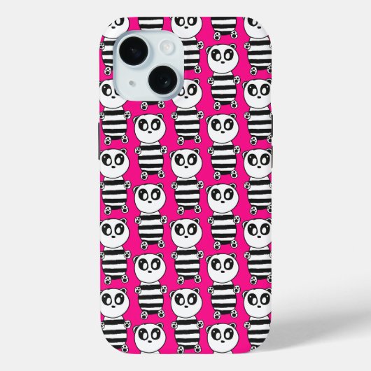 Coques Case-Mate iPhone Panda Kids (Verso)