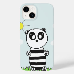 Coque Pour iPhone 14 Panda Kids