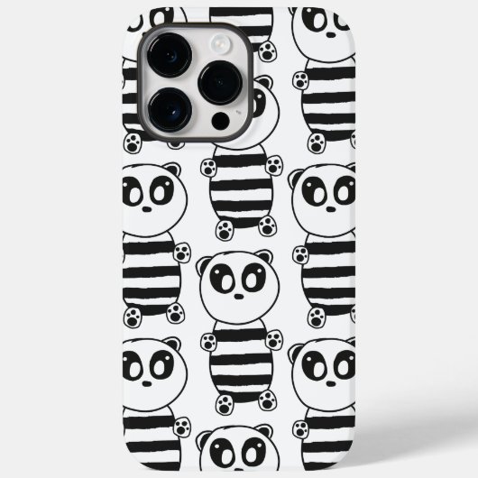 Coques Case-Mate iPhone Panda Kids (Verso)