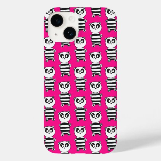 Coques Case-Mate iPhone Panda Kids  (Verso)