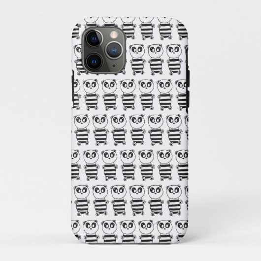 Coques Case-Mate iPhone Panda Kids (Dos)