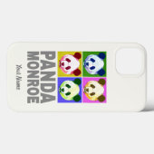 Coques Case-Mate iPhone Panda Monroe Ours Pop Art Portrait (Verso (horizontal))