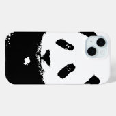 Coques Case-Mate iPhone Panda noir et blanc (Verso (horizontal))