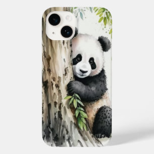 Coque Pour iPhone 14 Panda Ours Par Arbre