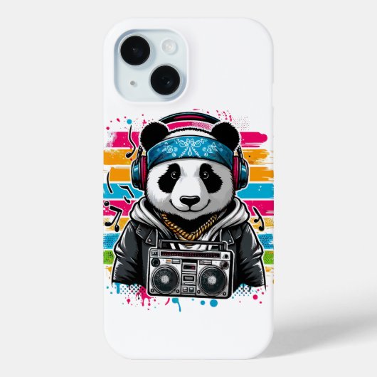 Coques Case-Mate iPhone Panda Rapper (Verso)