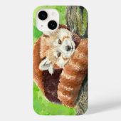 Coques Case-Mate iPhone Panda rouge (Verso)