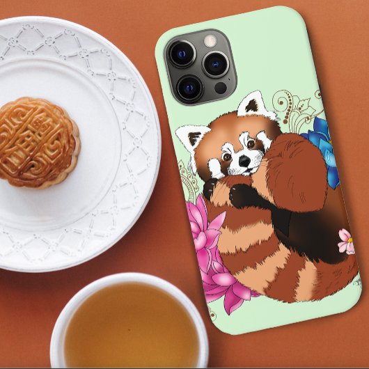 Coques Case-Mate iPhone Panda Rouge Lotus Fleurs Henné
