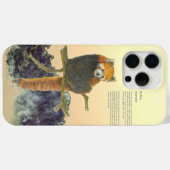 Coques Case-Mate iPhone Panda rouge mignon peint à la main (Verso (horizontal))