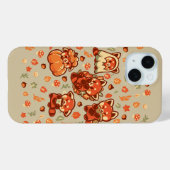 Coques Case-Mate iPhone Panda roux automne (Verso (horizontal))