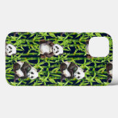 Coques Case-Mate iPhone Panda with Bamboo Watercolor Pattern (Verso (horizontal))