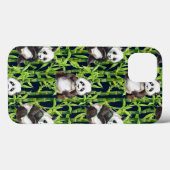 Coques Case-Mate iPhone Panda with Bamboo Watercolor Pattern (Verso (horizontal))