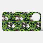 Coques Case-Mate iPhone Panda with Bamboo Watercolor Pattern (Verso (horizontal))