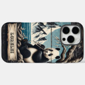 Coques Case-Mate iPhone Panda's Mountain Perch : Repose de Bambou (Verso (horizontal))